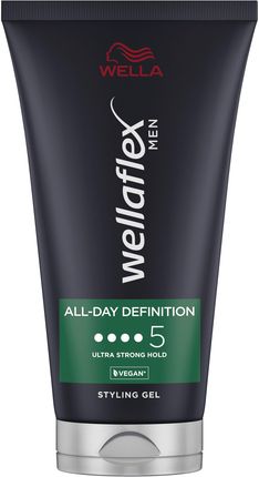 Wella Wellaflex Men All-Day Definition Ultra-Strong Hold Żel Do Stylizacji Włosów 150ml