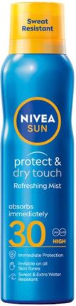 Nivea Sun Protect & Dry Touch Odświeżająca Mgiełka Do Opalania Spf30 200ml