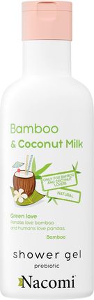 Nacomi Bamboo&Coconut Milk Żel Pod Prysznic O Zapachu Bambusa Z Mlekiem Kokosowym 300ml