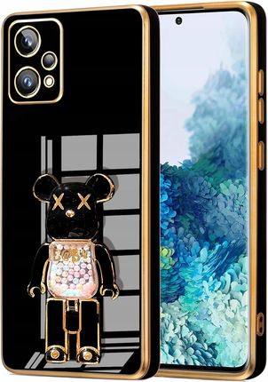 Itel Etui Glamour Do Realme 9 4G 9 Pro Plus Bear Uchwyt Miś Silikon 6D Szkło