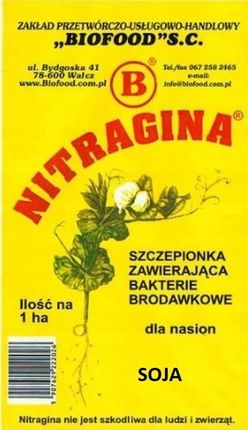 Bio Food Nitragina Szczepionka Dla Nasion Zaprawa Groch 0,3kg