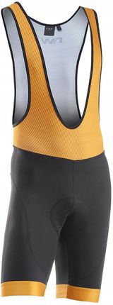 Northwave Force Evo Bibshort Black/Ochre M Spodnie Kolarskie