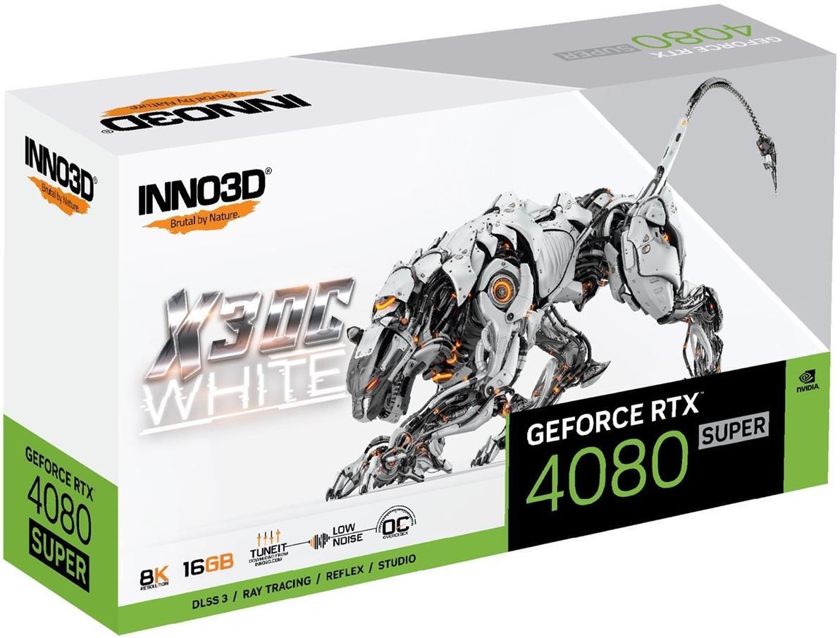 Inno3D Geforce Rtx 4080 Super X3 Oc Biały 16Gb Dlss 3