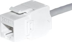Netrack Moduł keystone Jack RJ45 kat. 6 UTP, beznarzędziowy, biały (10538)