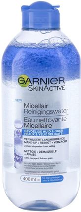 Garnier Skinactive Micellar Two-Phase 400ml Micelarna Woda Do Demakijażu Twarzy Oczu I Ust