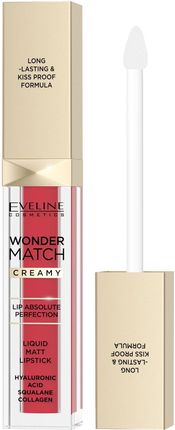 Eveline Cosmetics Wonder Match Matowa Pomadka W Płynie Do Ust 06 Classic Red 6,8ml