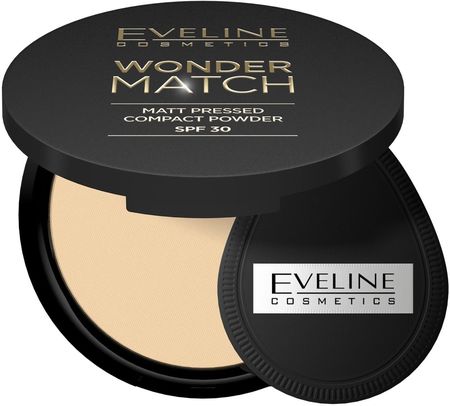 Eveline Cosmetics Wonder Match Matowy Puder Prasowany Do Twarzy Z Spf15 02 Medium Beige 8g
