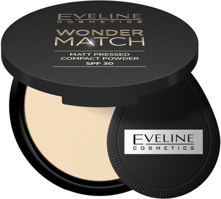 Eveline Cosmetics Wonder Match Matowy Puder Prasowany Do Twarzy Z Spf15 01 Light Beige 8g