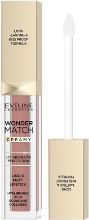Eveline Cosmetics Wonder Match Matowa Pomadka W Płynie Do Ust 04 Caramel 6,8ml