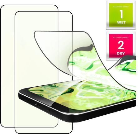 2-Pak Szkło Hybrydowe Do Iphone 11 (Szybka 9H, 5D, Ochronne, Na Cały Ekran)
