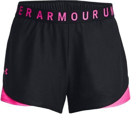 Szorty damskie Under Armour Play Up Shorts 3.0 Rozmiar: S / Kolor: czarny/różówy