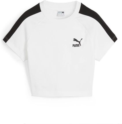 Koszulka damska Puma ICONIC T7 BABY biała 62559802