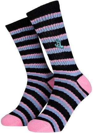 skarpetki SANTA CRUZ - Mini Hand (2 Pack) Womens Socks Assorted Wave Stripe (ASSORTED WAVE STRIPE) r