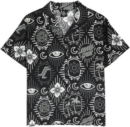 koszula SANTA CRUZ - Patchwork S/S Shirt Black Patchwork (BLACK PATCHWORK) rozmiar: 10