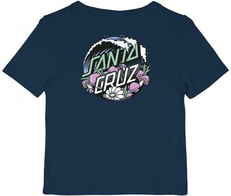 koszulka SANTA CRUZ - Mushroom Wave Dot Splice T-Shirt Tidal Teal (TIDAL TEAL) rozmiar: 10