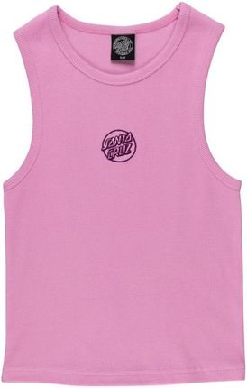 podkoszulka SANTA CRUZ - Partial Dot Emb Tank Womens Vest Fondant Pink (FONDANT PINK) rozmiar: 10