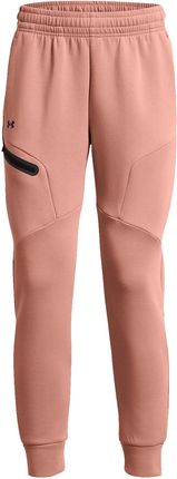 Damskie spodnie dresowe Under Armour Unstoppable Flc Jogger Wielkość: M / Kolor: różowy