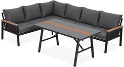 Zdjęcie Narożnik Ogrodowy Ascona Dinning Dark Grey Focus Garden - Głubczyce
