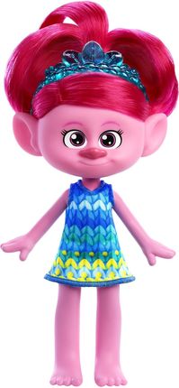 Mattel Trolle Poppy Lalka podstawowa z barwnymi włosami i akcesorium HNF13