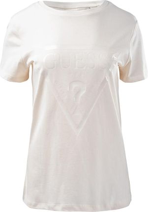 Damska Koszulka z krótkim rękawem Guess Adele SS CN Tee V2Yi07K8Hm0-G6K5 – Beżowy