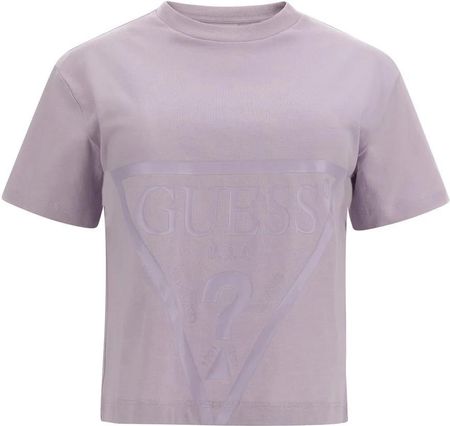 Damska Koszulka z krótkim rękawem Guess Adele Crop T-Shirt V2Yi06K8Hm0-G4P7 – Fioletowy