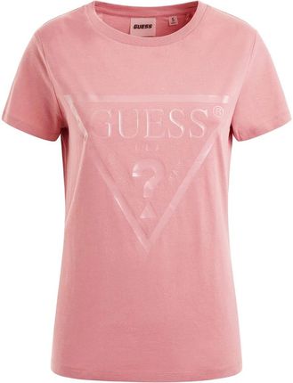Damska Koszulka z krótkim rękawem Guess Adele SS CN Tee V2Yi07K8Hm0-Blpn – Różowy