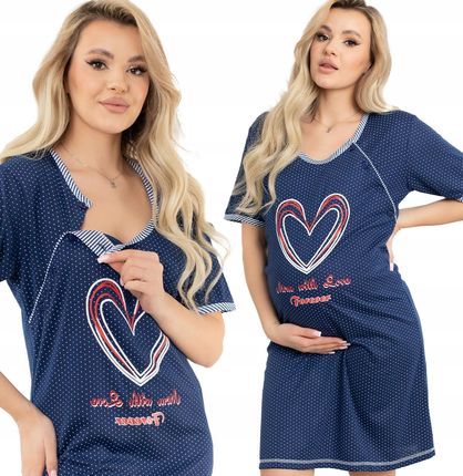 Koszula Ciążowa Do Karmienia Rozpinana Guziki XXL