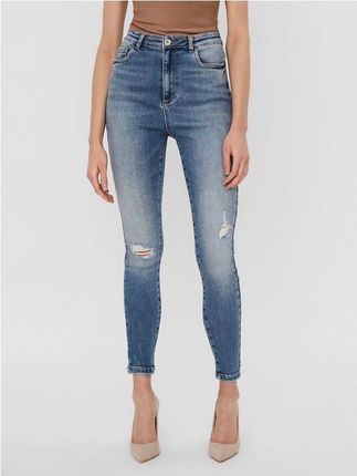 Vero Moda Vmloa Wysoki Stan Jeans Skinny L '34