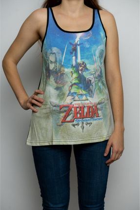 Koszulka męska bez rękawów damskie The Legend of Zelda: Skyward Sword - Sublimacja (rozmiar L)