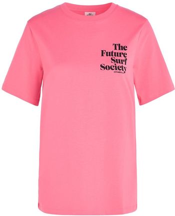 Damska Koszulka z krótkim rękawem O'Neill Future Surf Society Regular T-Shirt 1850146-14027 – Różowy