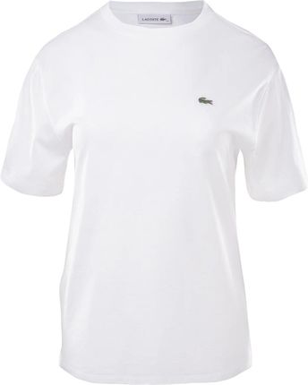 Damska Koszulka z krótkim rękawem Lacoste Tee-Shirt & Turtle Neck Shirt Tf5441.001 – Biały