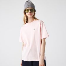 Zdjęcie Damska Koszulka z krótkim rękawem Lacoste Tee-Shirt & Turtle Neck Shirt Tf5441.T03 – Różowy - Kielce