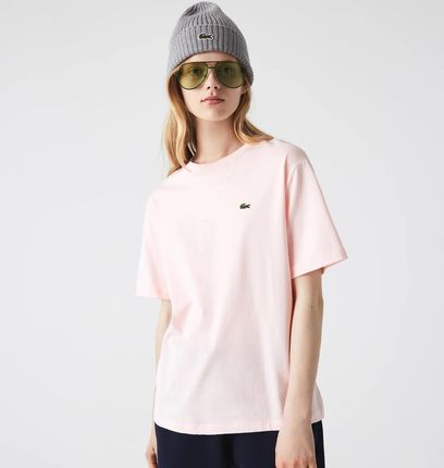 Damska Koszulka z krótkim rękawem Lacoste Tee-Shirt & Turtle Neck Shirt Tf5441.T03 – Różowy