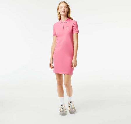 Damska Sukienka Lacoste Dresses Ef7767.2R3 – Różowy