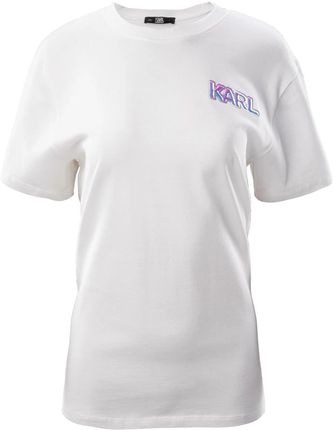 Damska Koszulka Karl Lagerfeld Mini Karl Balloon Logo Tee 211U1705-100 – Biały