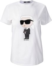 Zdjęcie Damska Koszulka z krótkim rękawem Karl Lagerfeld Ikonik 2.0 Karl T-Shirt 230W1700-100 – Biały - Duszniki-Zdrój