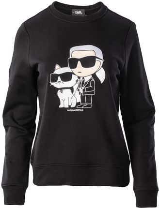 Damska Bluza Karl Lagerfeld Ikonik 2.0 Sweatshirt 230W1803-999 – Czarny