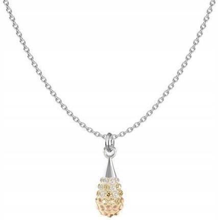 Srebrny Naszyjnik z Kryształkami Kropla Prezent Urodziny Biżuteria Srebro 925 DEDYKACJA GRATIS
