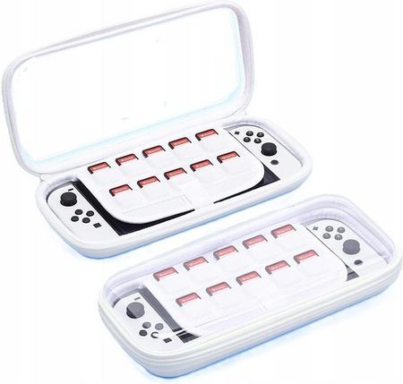 Puluz Etui Case do Konsoli Nintendo Switch OLED LITE Przezroczysto - Biały TBD0603618201