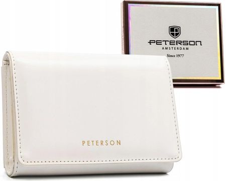 Portfel damski Peterson PTN 013-LAK biały