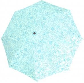 Fiber Havanna Giardino mistic blue  - w pełni automatyczny parasol damski