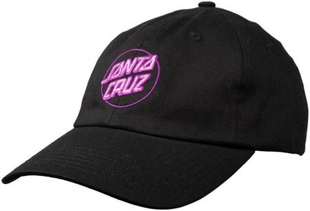 czapka z daszkiem SANTA CRUZ - Partial Dot Womens Cap Black (BLACK) rozmiar: OS