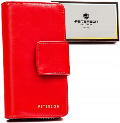 Portfel damski Peterson PTN 008-BH czerwony