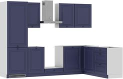 Zdjęcie Zestaw Mebli Kuchennych Matera 280X180 L P Granatowy Mat - Biała Podlaska
