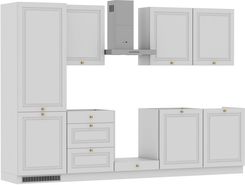 Zdjęcie Zestaw Mebli Kuchennych Bristol 300 L P Biały Mat - Dzierżoniów