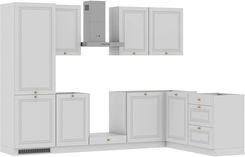 Zdjęcie Zestaw Mebli Kuchennych Bristol 280X180 L P Biały Mat - Mrocza