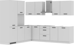 Zdjęcie Zestaw Mebli Kuchennych Asti 240X270 L P Biały Mat - Olszyna
