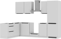 Zdjęcie Zestaw Mebli Kuchennych Capri 280X180 L Biały Mat - Odolanów