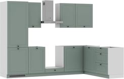 Zdjęcie Zestaw Mebli Kuchennych Bergamo 275X185 L P Miętowy Mat - Konstantynów Łódzki
