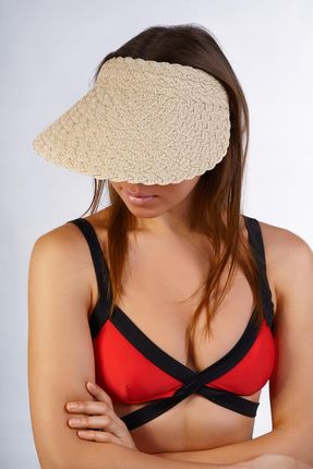 Daszek przeciwsłoneczny kapelusz letni na plażę osłona UV